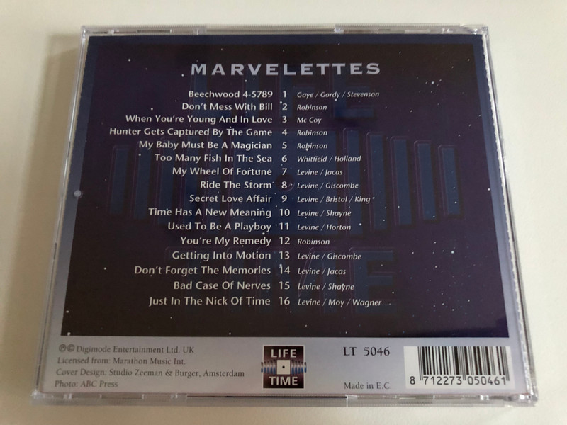 Marvelettes – When You're Young And In Love / Too Many Fish In The Sea, Beechwood 4-5789, Don't Mess With Bill, Used To Be A Playboy / Life Time Audio CD 2008 / LT-5046