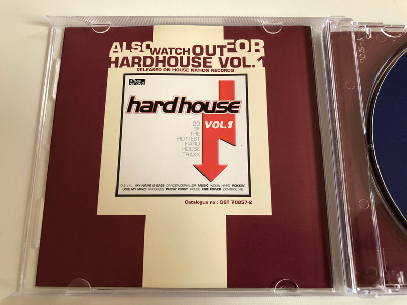 Hardhouse Vol. 2 - 12 Of The Hottest Hard House Traxx / Floorkiller, Triar System, Ibiza United Vs K.K. Project, DJ RPM, RI.BA & Booster, Krupa VS. Unconditional, 666, DJ Scotty, Sunflowerz, Andreas Tribal / House Nation Audio CD 2001 / DST 70964-2