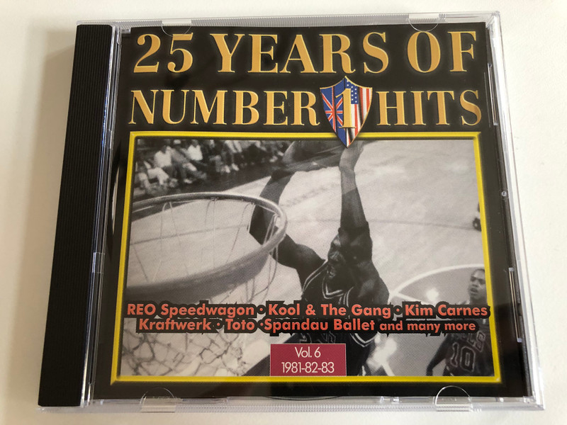 25 Years Of Number 1 Hits - Vol. 6 - 1981-82-83 / REO Speedwagon, Kool & The Gang, Kim Carnes, Kraftwerk, Toto, Spandau Ballet, and many more / Connoisseur Collection Audio CD 1996 / WONE CD 06 