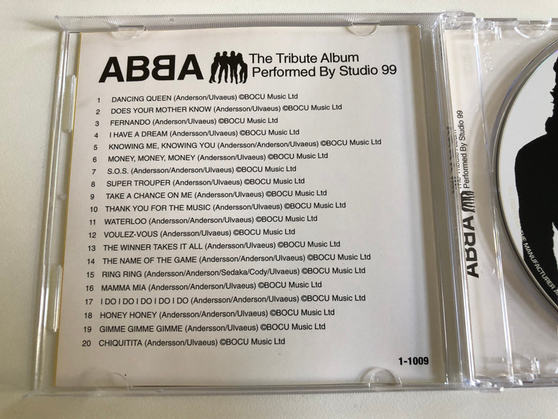 Abba – The Tribute Album Performed By Studio 99 / Includes: Dancing Queen, Does Your Mother Know, Fernando, Waterloo, Mamma Mia and many more / Cedar Audio CD / 1-1009