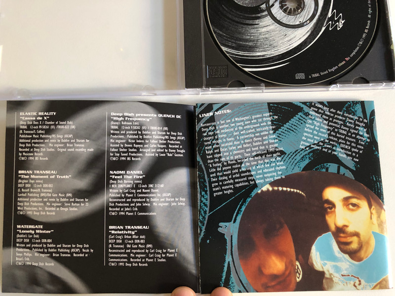 Penetrate Deeper / Productions and remixes from Washington DC's Deep Dish Records, continuously beatmixed by Dubfire & Sharam / TRIBAL United Kingdom Audio CD 1995 / TRIUKCD 003