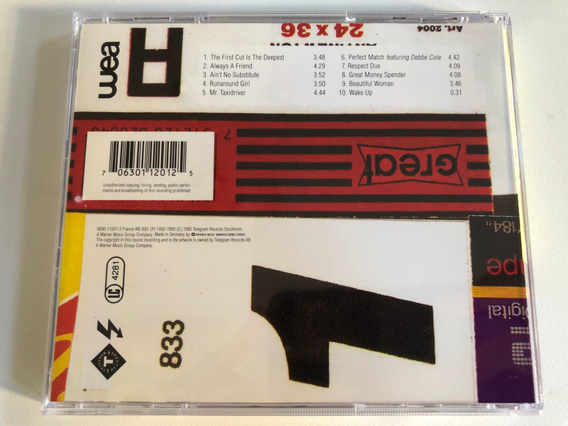 Papa Dee – Original Master / Telegram Records Stockholm Audio CD 1995 / 0630-11201-2
