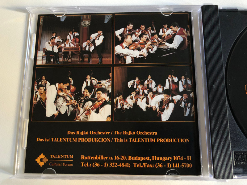 Rajkó / Talentum Audio CD 1996 / TKFCD4 (5998320500131)