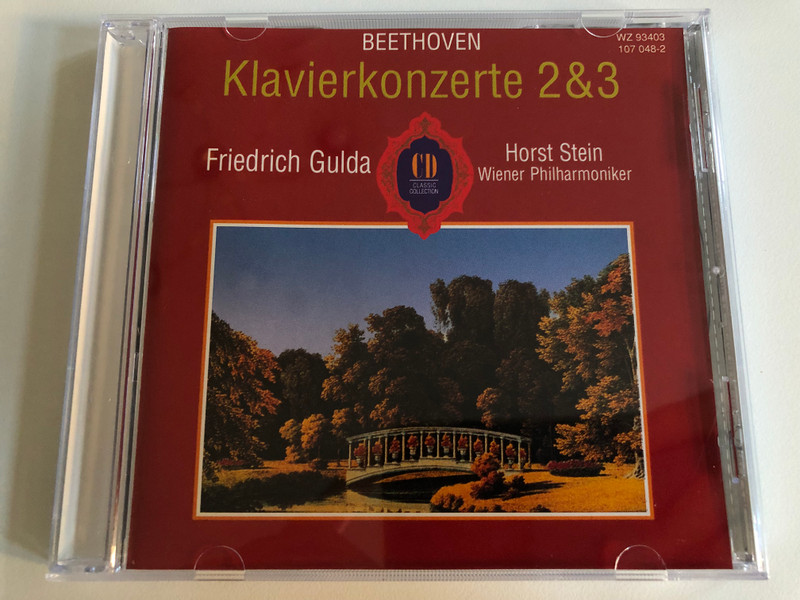 Beethoveen: Klavierkonzerte 2 & 3 / Friedrich Gulda, Horst Stein, Wiener Philharmoniker / WZ Tonträger Vertriebs GmbH Audio CD Stereo / WZ 93403