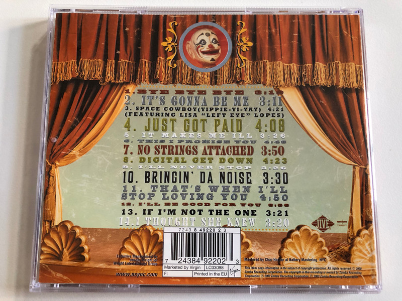 *NSYNC – No Strings Attached / Jive Audio CD 2000 / 724384922023