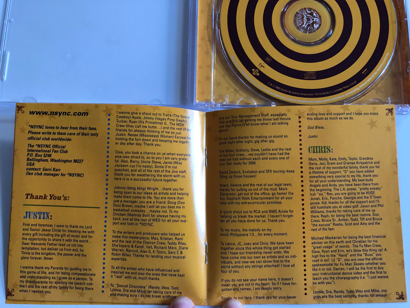 *NSYNC – No Strings Attached / Jive Audio CD 2000 / 724384922023