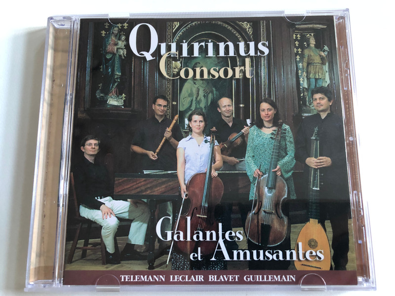 Quirinus Consort - Galantes et Amusantes / Telemann Leclair Blavet Guillemain / Dola Studio Audio CD / DLCD 318