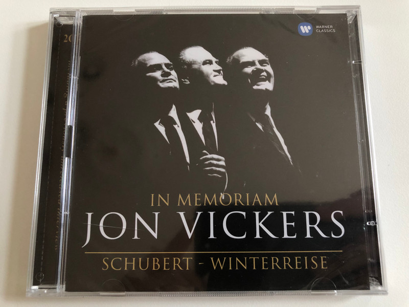 In Memoriam Jon Vickers - Schubert - Winterreise / Warner Classics 2x Audio CD 2015 / 0825646031573