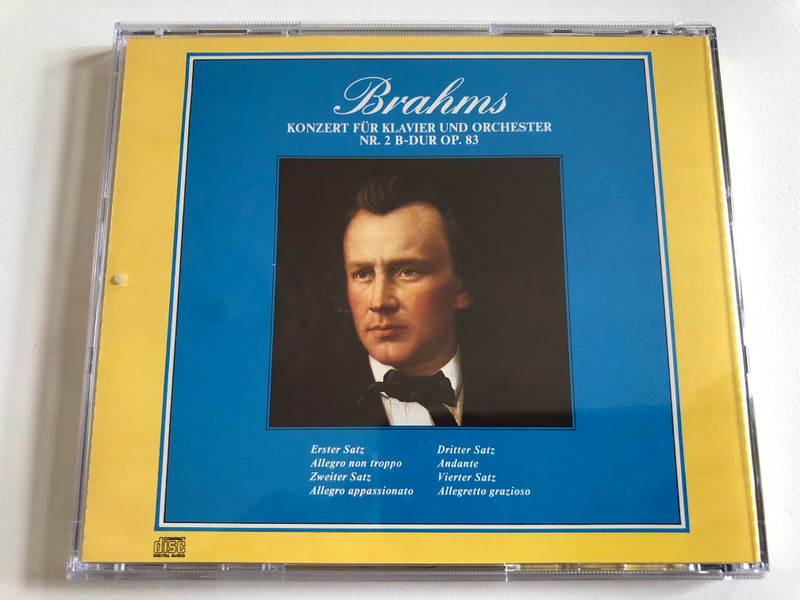 Brahms - Konzert Für Klavier Und Orchester Nr. 2 B-Dur Op. 83 / Sinfonieorchester Des Sudwestfunks Baden-Baden / Gyorgy Sandor - klavier / Marshall Cavendish Audio CD 1990