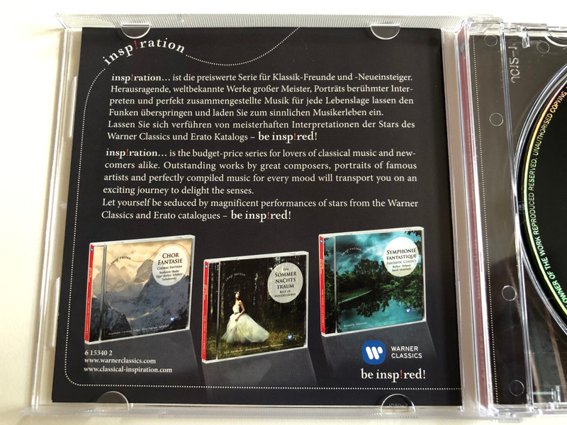 Halloween Classics - Beethoven, Berlioz, Glass, Liszt, Prokofieff, Weber, Rachmaninoff / Bernstein, Heger, Previn, Sawallisch / Warner Classics Audio CD 2013 Stereo / 5099961534025