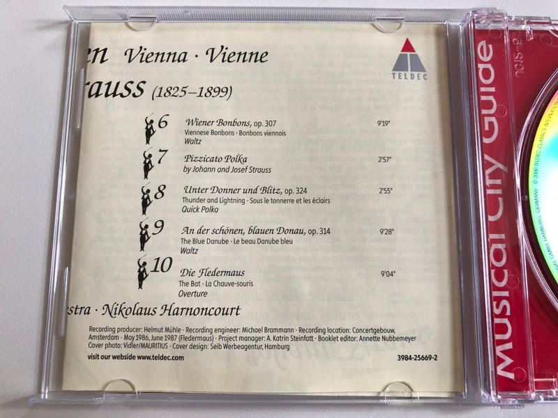 Wien / Musical City Guide / Teldec Audio CD 2000 Stereo / 3984-25669-2