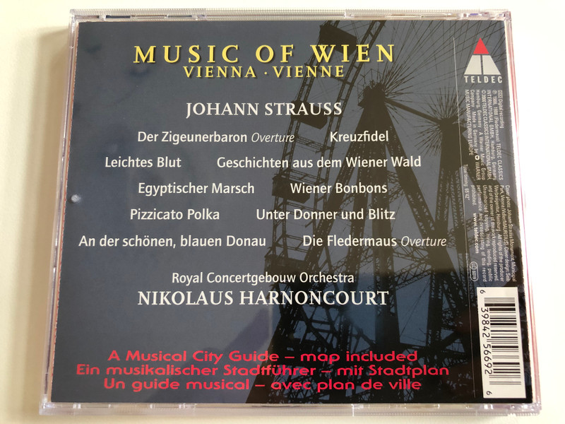 Wien / Musical City Guide / Teldec Audio CD 2000 Stereo / 3984-25669-2
