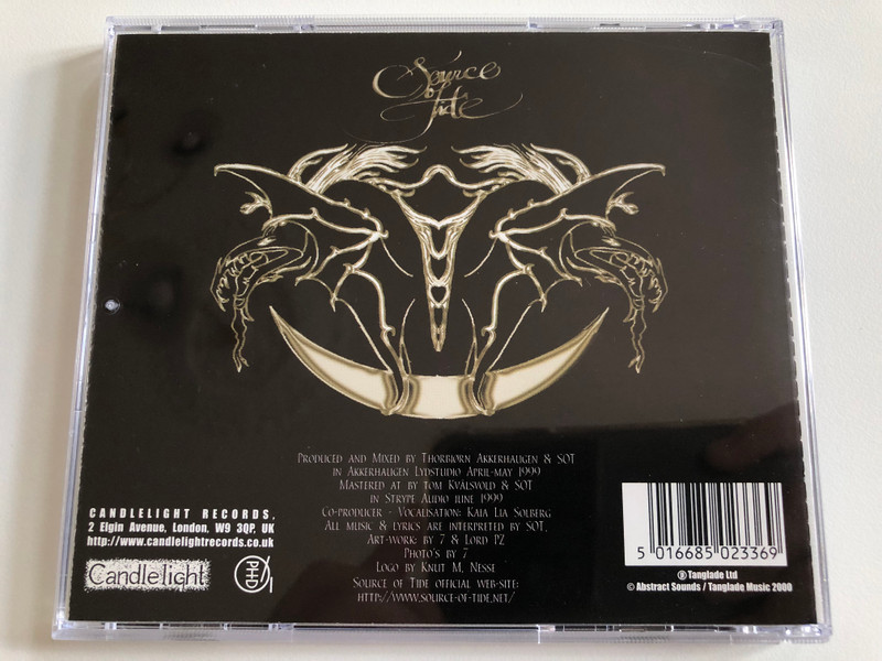 Source Of Tide – Ruins Of Beauty / Candlelight Records Audio CD 2000 / Candle036CD