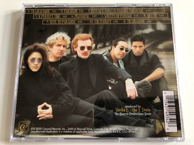 Sheila E. And The E-Train – Writes Of Passage / Concord Vista Audio CD 2000 / CCD-4934-2