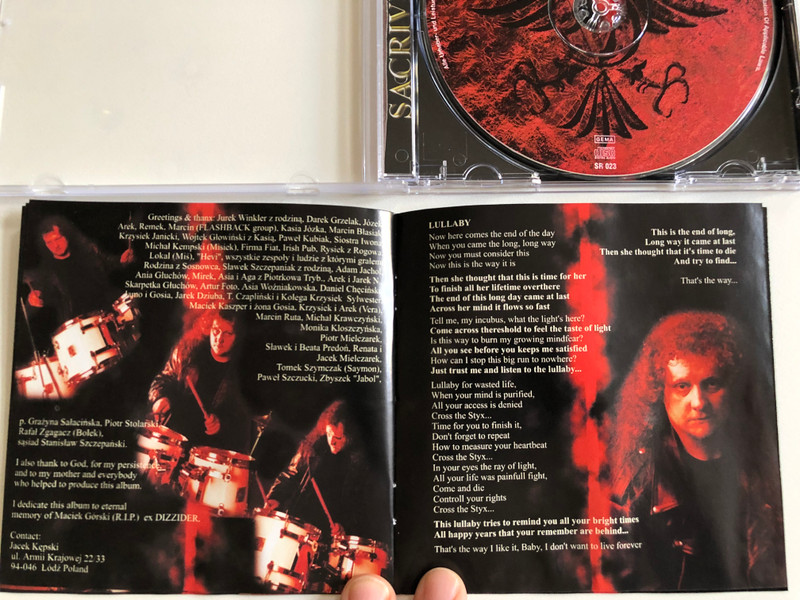 Sacriversum – Beckettia / Serenades Records Audio CD 2000 / CD 5.2023.20.561