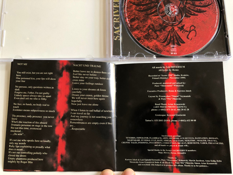 Sacriversum – Beckettia / Serenades Records Audio CD 2000 / CD 5.2023.20.561