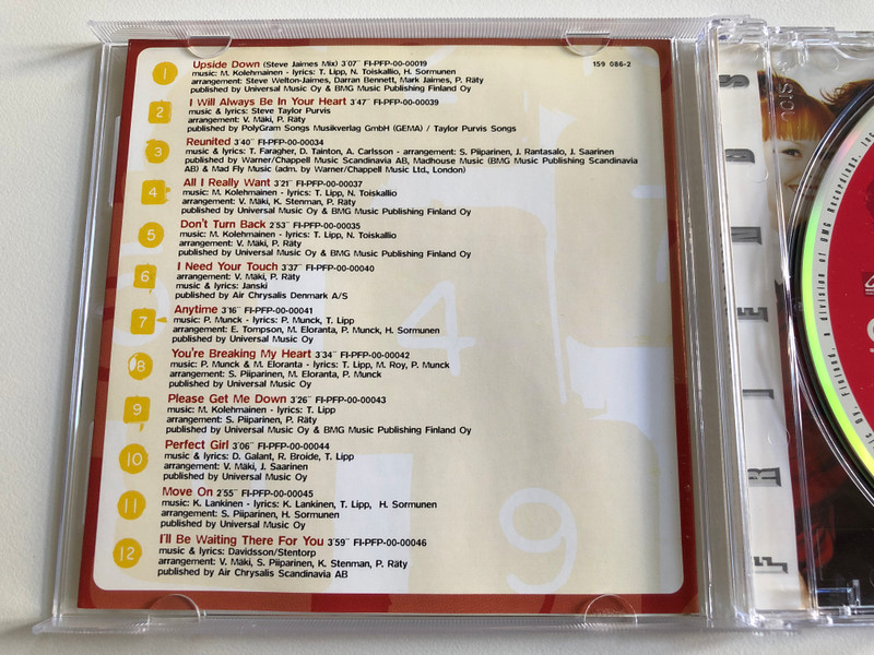 Tik N' Tak – Friends / Universal Audio CD 2000 / 159 086-2
