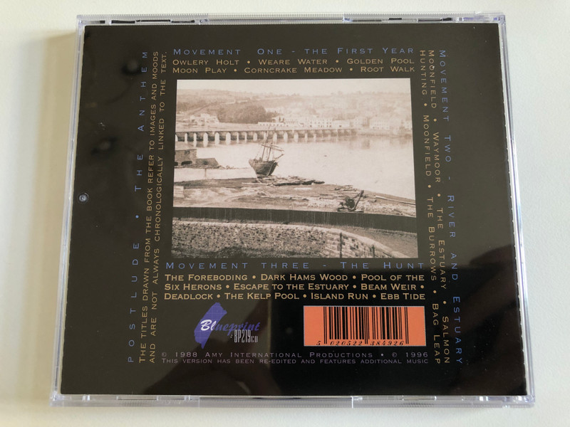 Anthony Phillips & Harry Williamson – Tarka / Music Inspired By Henry Williamson's Novel 'Tarka The Otter' / Blueprint Audio CD 1996 / BP219CD