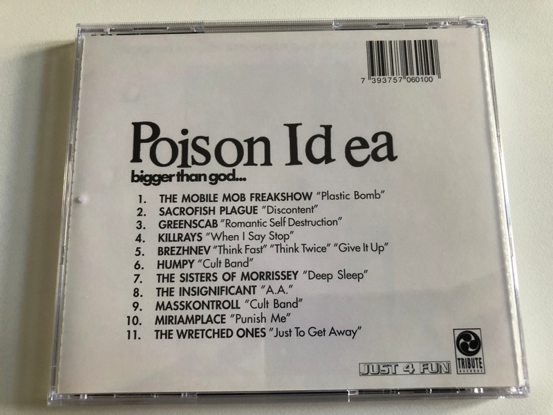 A Tribute To Poison Idea - Bigger Than God... / Tribute Records Audio CD / TR-10