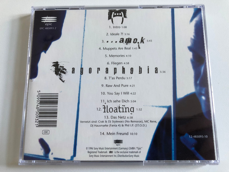 Such A Surge – Agoraphobic Notes / Epic Audio CD 1996 / EPC 485093-2
