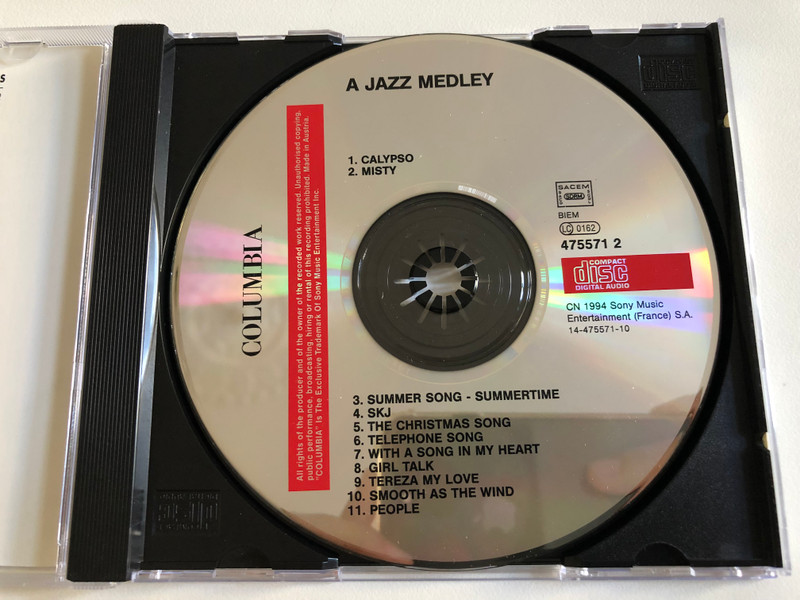 A Jazz Medley - ''the many faces of jazz'' / The Essential / Essentiel Jazz Audio CD 1994 / COL 475571-2