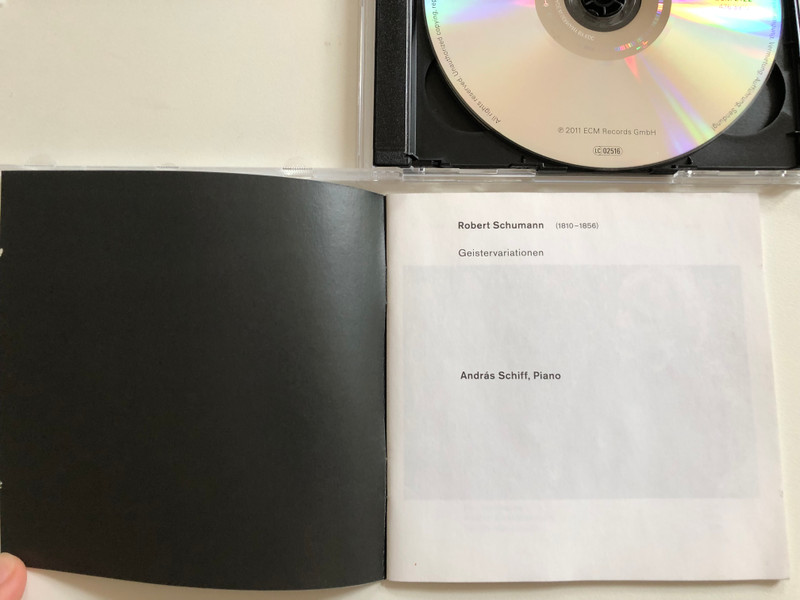 András Schiff, Robert Schumann - Geistervariationen / ECM New Series 2x Audio CD 2011 / ECM New Series 2122/23