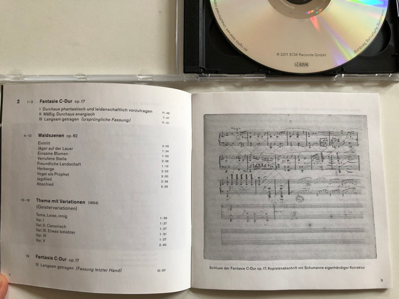 András Schiff, Robert Schumann - Geistervariationen / ECM New Series 2x Audio CD 2011 / ECM New Series 2122/23