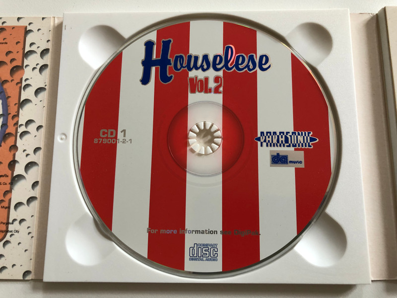 Houselese Vol. 2 - Compiled by DJ The Crow / Feat.: DJ The Crow, C.M., The Boomboys, Pat Krimson, Inhouse and many more... / Parasonic 2x Audio CD / 879001-2