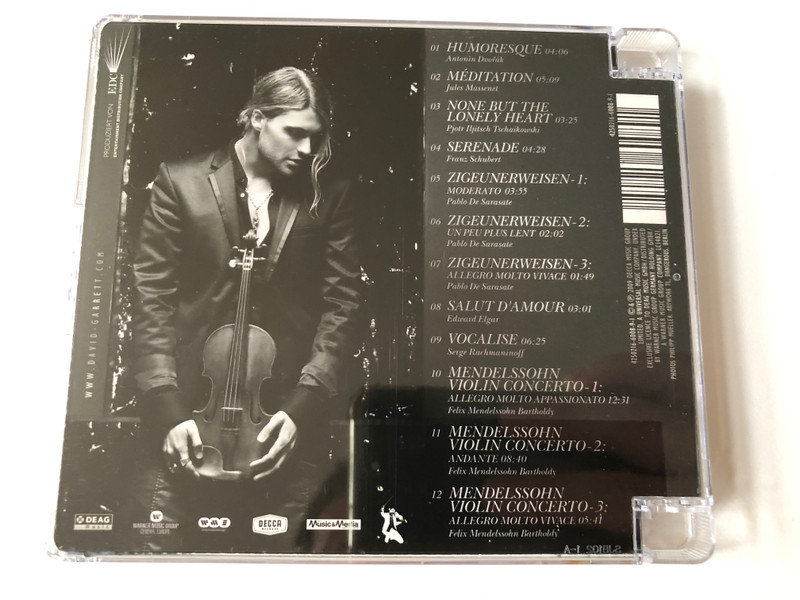 Classic Romance - David Garrett / Decca Audio CD 2009 / 4250216-6008-9-1