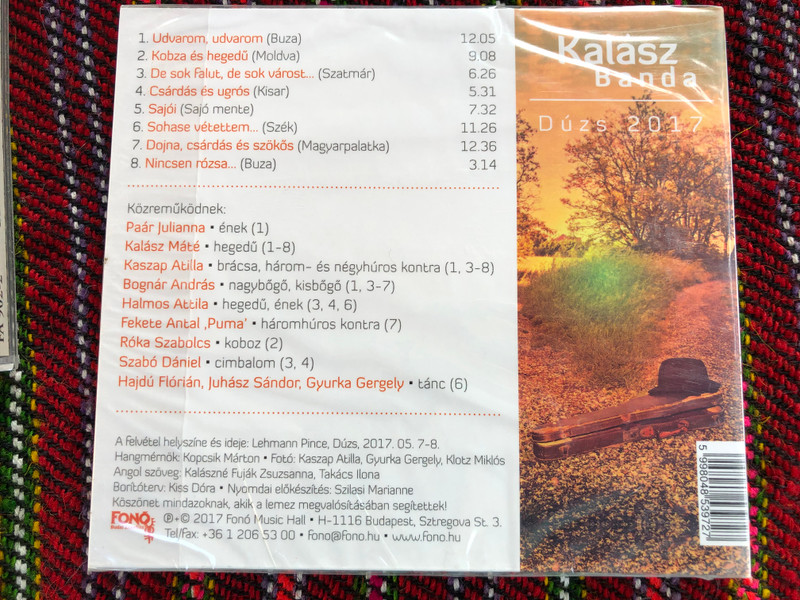 Kalasz Banda - Duzs 2017 / Fonó Records Audio CD 2017 / FA 397-2