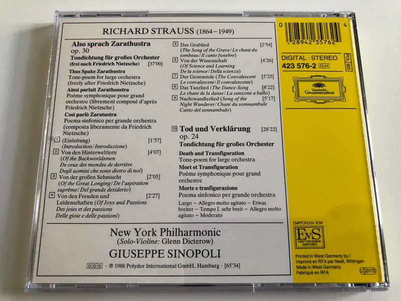 Richard Strauss: Also Sprach Zarathustra, Tod Und Verklärung