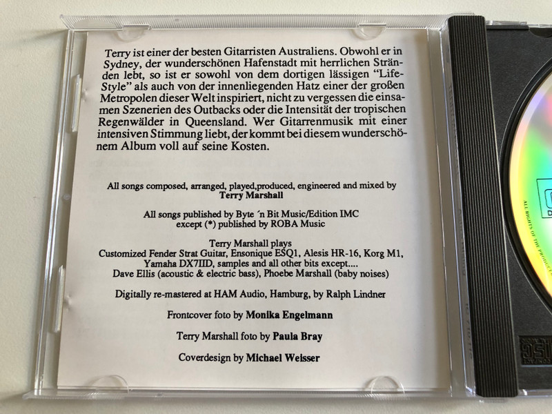 Terry Marshall – Ashra Rising / Innovative Communication Audio CD 1990 Stereo / IC 710.116