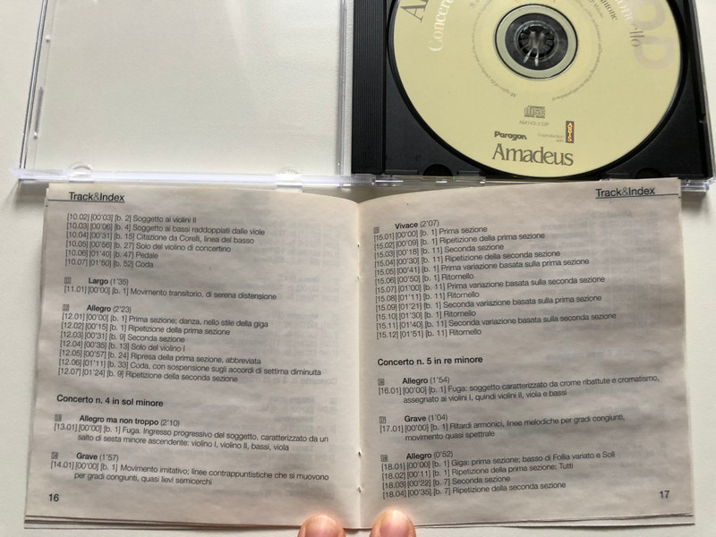 Alessandro Scarlatti: Concerti A Sette Parti, Sonate Per Violoncello / Accademia Bizantina, direttore: Ottavio Dantone / Amadeus Audio CD 2001 / AM 143-2