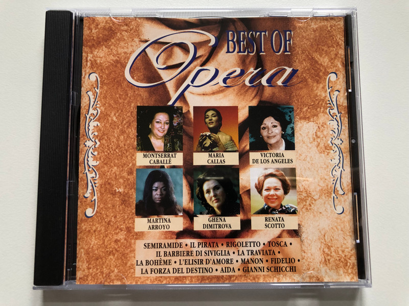 Best Of Opera Sopranos / Montserrat Caballé, Maria Callas, Victoria De Los Angeles, Martina Arroyo, Ghena Dimitrova, Renata Scotto / Semiramide, Il Pirata, Rigoletto, Tosca, Il Barbiere Di Siviglia, La Traviata / Disky Audio CD 1995 / DC 862042