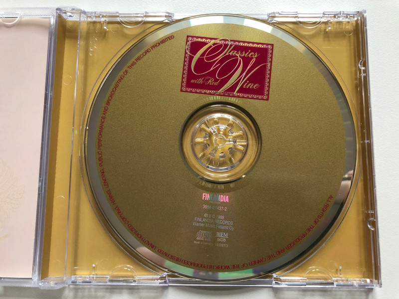 Classics with Red Wine / Finlandia Records Audio CD 1998 Stereo / 3984-21437-2
