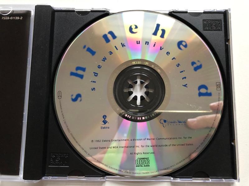 Shinehead – Sidewalk University / Elektra Audio CD 1992 / 7559-61139-2