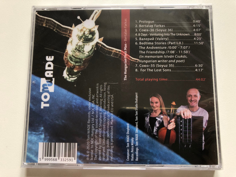Tom Wade Shepherd - The Hungarian First Man / Tom WADE Records Audio CD 2020 / 5999568332591