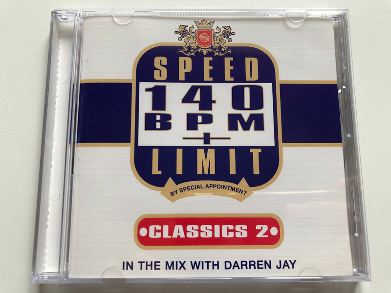 Speed Limit 140 BPM Plus: Classics 2 - In The Mix With Darren Jay / Moonshine Music Audio CD 1996 / MM 89051-2