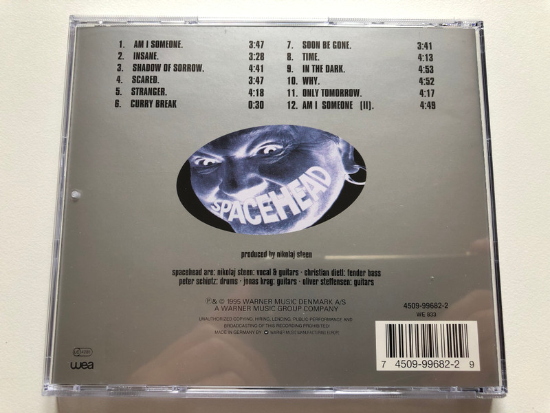Spacehead / WEA Audio CD 1995 / 4509-99682-2