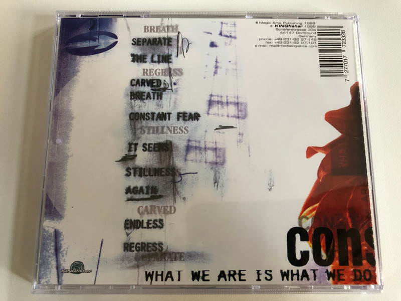 Constraint – What We Are Is What We Do And What We Do Always Changes / KINGfisher Audio CD 1999 / KF021-2