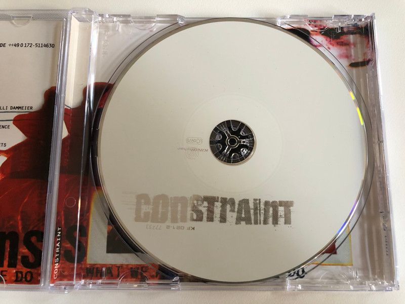 Constraint – What We Are Is What We Do And What We Do Always Changes / KINGfisher Audio CD 1999 / KF021-2