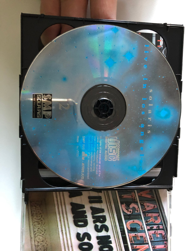 Solaris – Live In Los Angeles / Includes A New!!! Studio Bonus: Beyond - 11'56'' / Solaris Music Productions 2x Audio CD 1996 / SMP 004