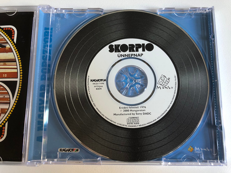 Skorpió – Ünnepnap / Hungaroton Audio CD 2000 / HCD 17498