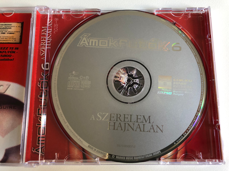 Ámokfutók 6 – A Szerelem Hajnalán / Magneoton Audio CD / 8573-85607-2