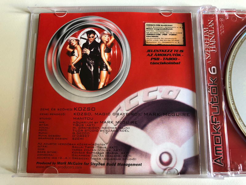 Ámokfutók 6 – A Szerelem Hajnalán / Magneoton Audio CD / 8573-85607-2