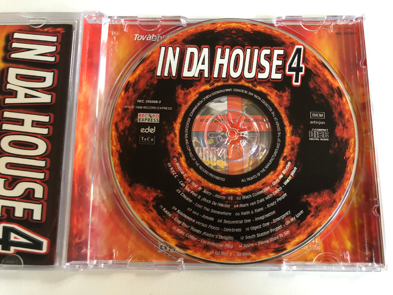 In Da House 4 / N.Y.C.C., Chicane, Object One, Nalin & Kane, Sequential One, Black Connection, Mousse T. vs. Hot 'N' Juicy / Record Express Audio CD 1998 / REC 255068-2
