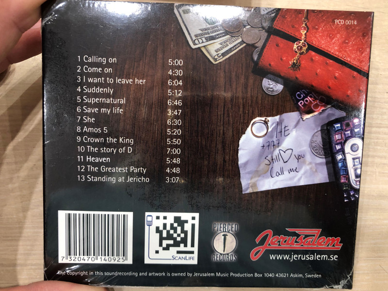 Jerusalem - She / Pierced Records Audio CD 2010 / PCD 0014