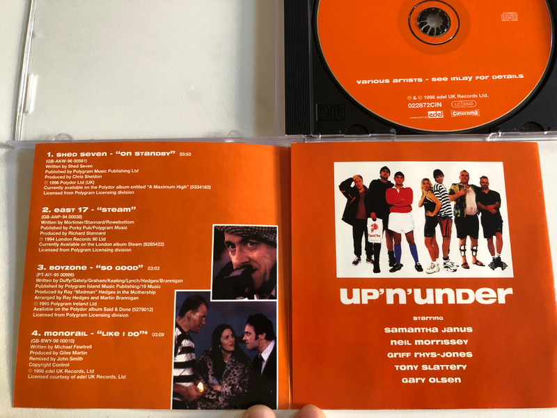Up'n'Under - One Woman...Six Men...No Balls (Music from the Original Motion Picture) / Edel Audio CD 1998 / 0022872CIN
