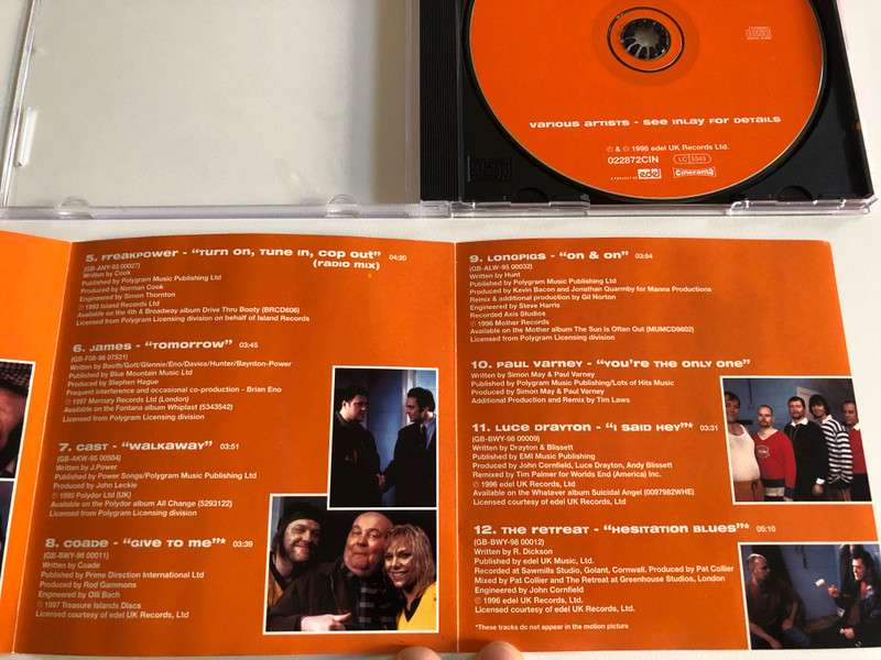 Up'n'Under - One Woman...Six Men...No Balls (Music from the Original Motion Picture) / Edel Audio CD 1998 / 0022872CIN