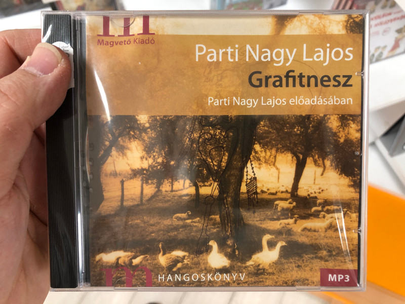 Grafitnesz by Parti Nagy Lajos / Contemporary Hungarian Audio Novel read by the Author / Parti Nagy Lajos előadásában / Magvető kiadó 2003 / MP3 CD (9789631425826)